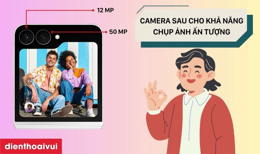 Tổng quan camera sau Samsung Galaxy Z Flip 7 FE