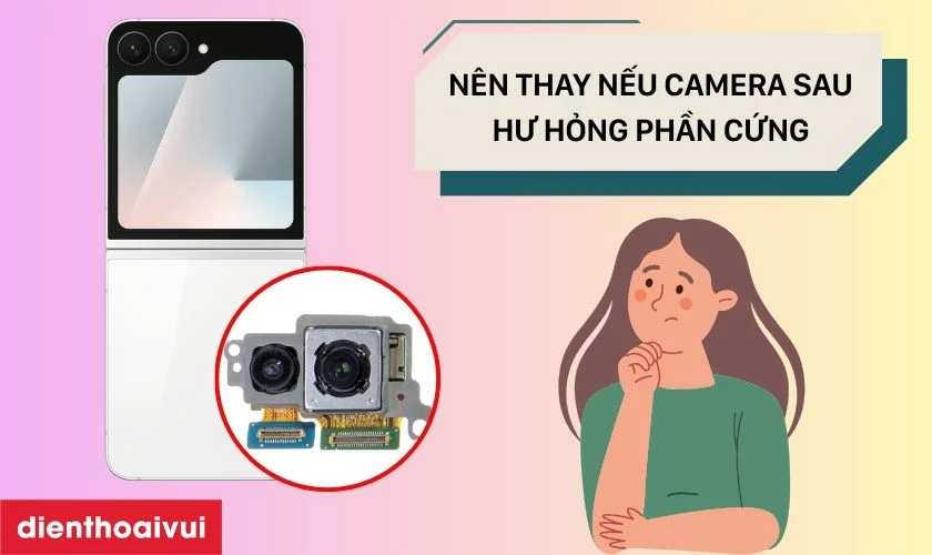C&oacute; n&ecirc;n thay camera sau cho Z Flip 7 FE kh&ocirc;ng?