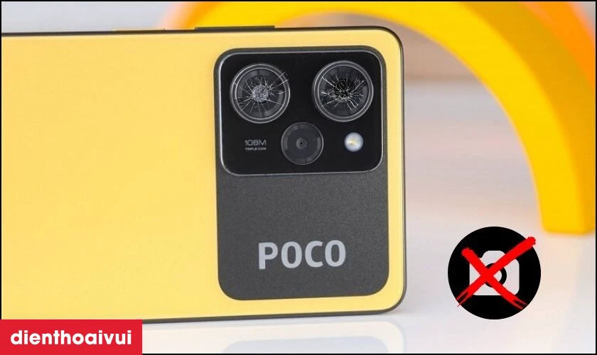 Nguy&ecirc;n nh&acirc;n camera sau của Xiaomi Poco X5 bị lỗi