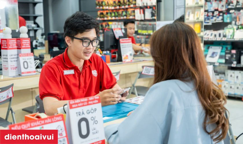 Quy tr&igrave;nh thay camera sau Xiaomi Redmi Note 10 chuy&ecirc;n nghiệp, lấy liền tại Điện Thoại Vui
