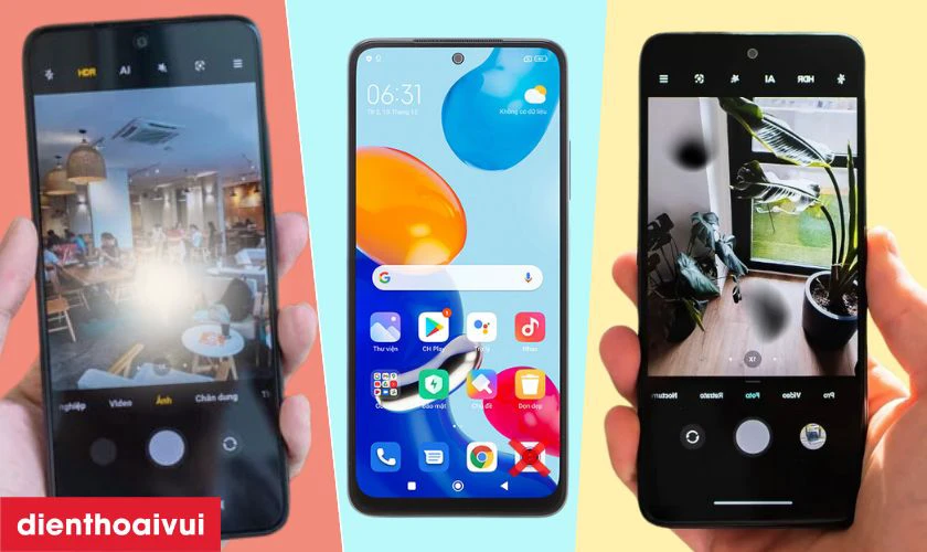 Dấu hiệu nhận biết t&igrave;nh trạng hư hỏng camera điện thoại Xiaomi Redmi Note 11