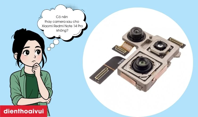 C&oacute; n&ecirc;n thay camera sau cho Redmi Note 14 Pro kh&ocirc;ng?