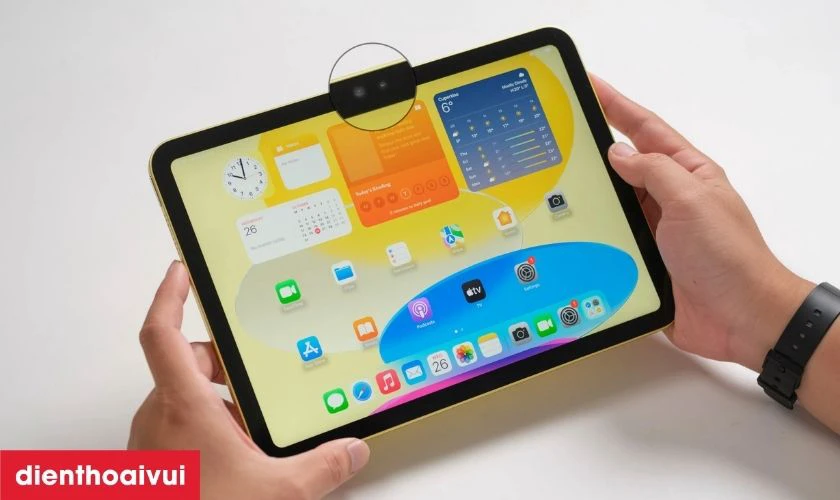 Tổng quan về camera trước iPad