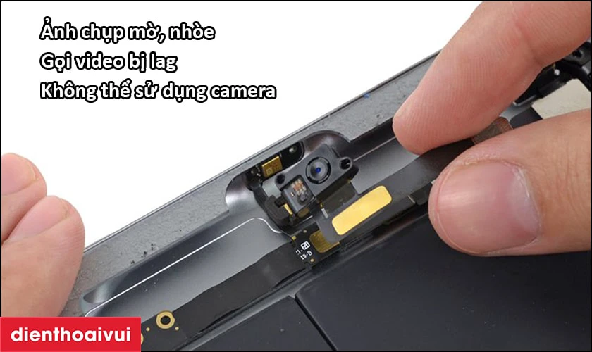 Một số t&igrave;nh trạng của camera trước iPad Gen 9 m&agrave; bạn cần thay ngay