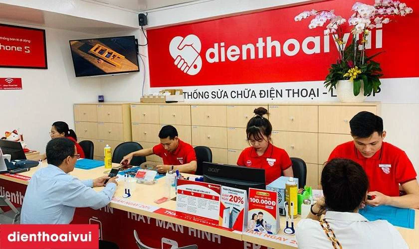 Dịch vụ thay camera trước loại Pro cho iPhone 12 Mini gi&aacute; rẻ, lấy ngay tại Điện Thoại Vui