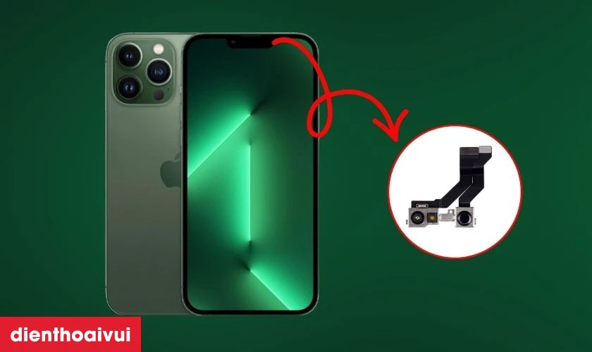 Ưu điểm của camera trước loại Pro d&agrave;nh cho iPhone 13 Pro Max