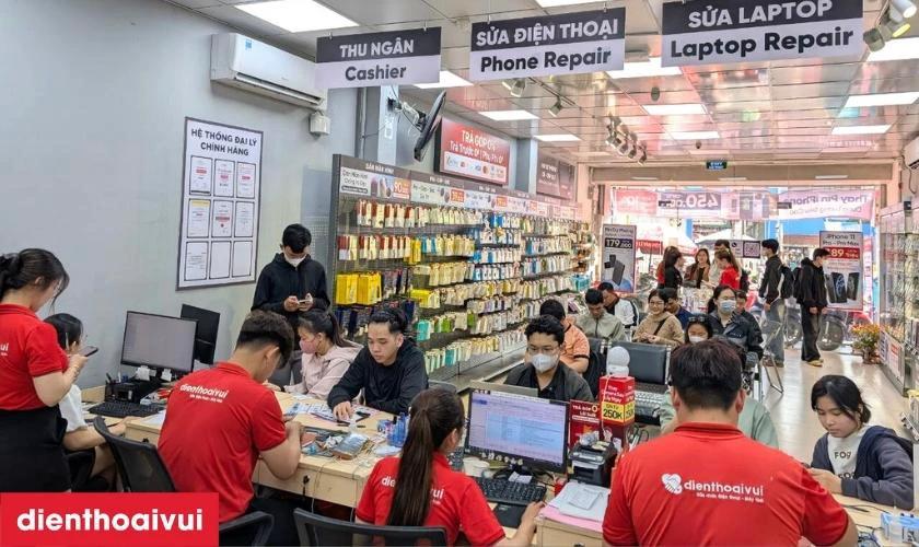 Địa chỉ thay camera trước iPhone 14 Pro Max giữ Face ID ở đ&acirc;u uy t&iacute;n