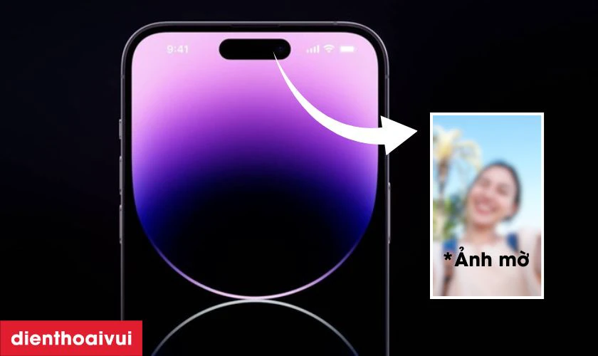Rủi ro nếu kh&ocirc;ng thay camera trước iPhone 14 Pro Max