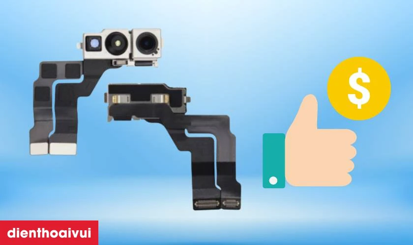 Đ&aacute;nh gi&aacute; chất lượng v&agrave; gi&aacute; th&agrave;nh camera trước loại Pro cho iPhone 14 Pro Max