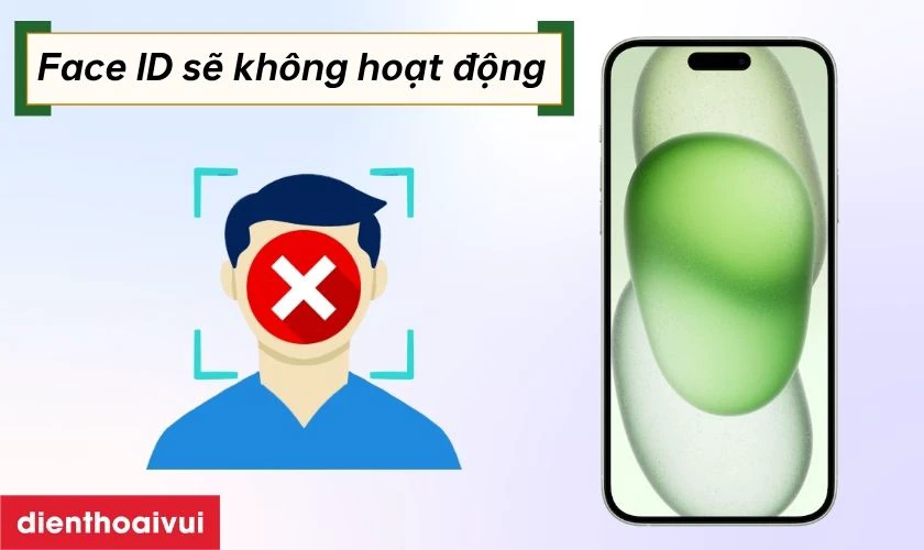 Thay camera trước GENA cho iPhone 15 Plus có giữ được Face ID không?