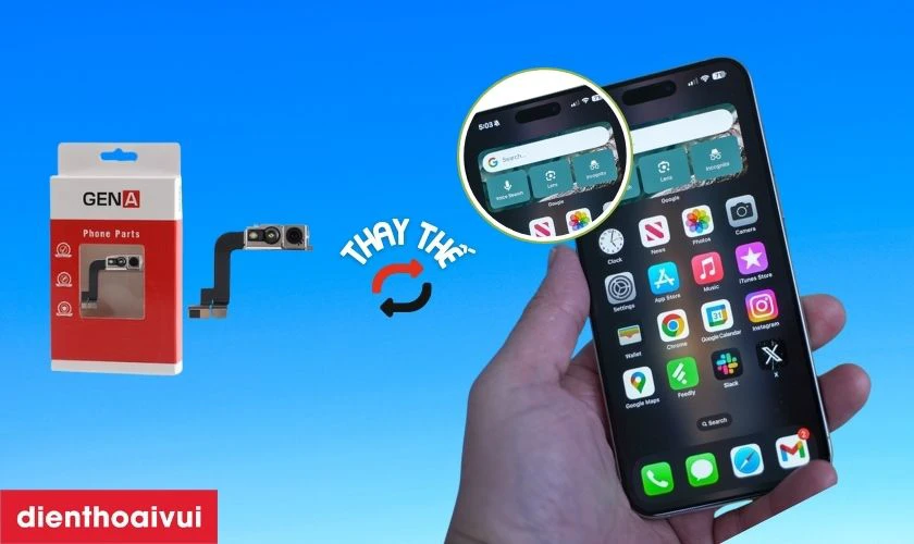Camera trước GENA c&oacute; đ&aacute;ng để thay cho iPhone 15 Pro Max