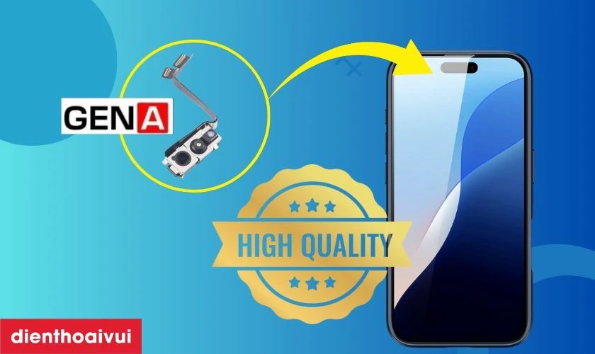 Thay camera trước 16 Pro h&atilde;ng GENA c&oacute; tốt kh&ocirc;ng?
