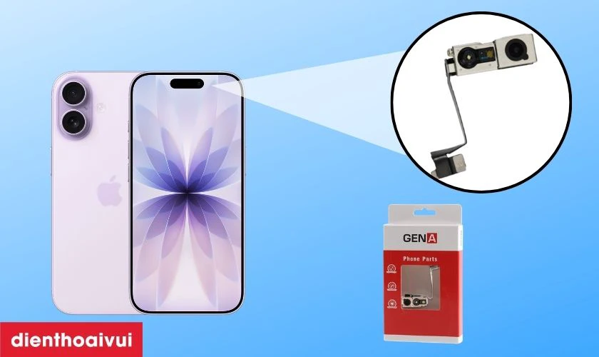 Camera trước iPhone 17 ch&iacute;nh h&atilde;ng GENA Pro l&agrave; g&igrave;?