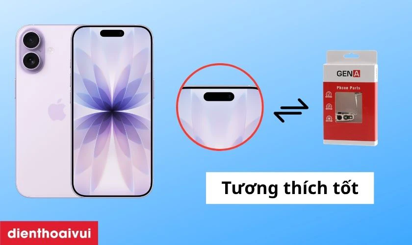 Ưu điểm khi thay camera trước iPhone 17 ch&iacute;nh h&atilde;ng GENA loại Pro