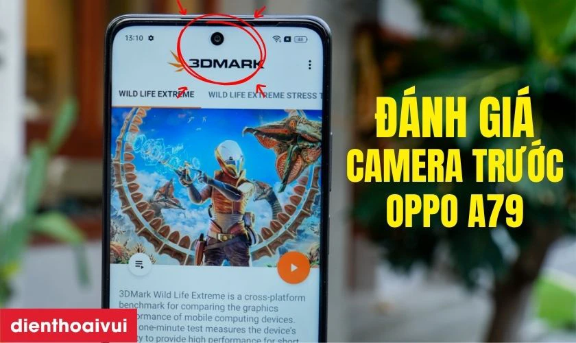 Tổng quan camera trước Oppo A79
