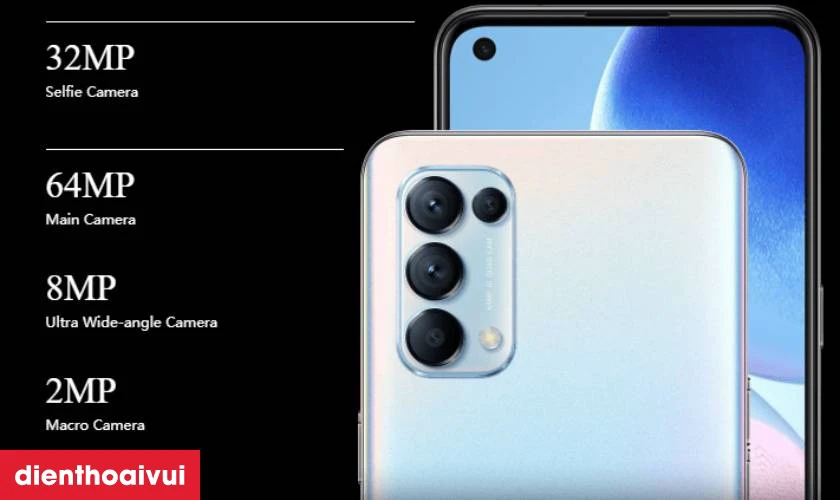 Tổng quan camera trước Oppo Reno 5