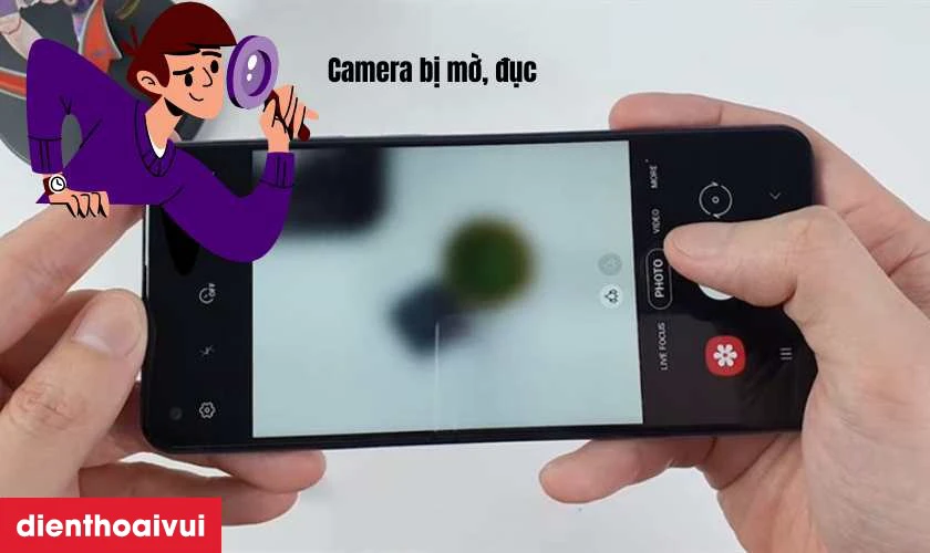 Nguyên nhân khiến camera trước Samsung Galaxy A07 bị mờ, nhòe