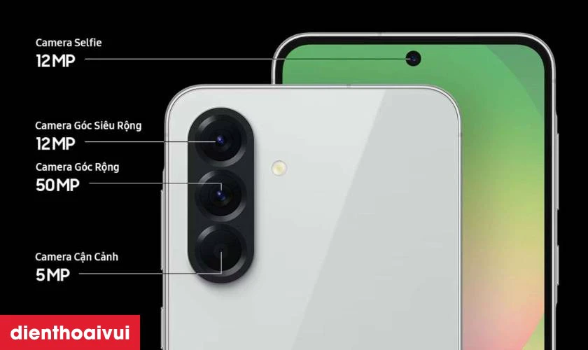 Tổng quan camera trước Samsung Galaxy A56