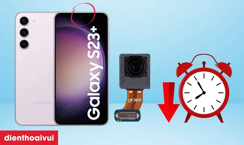 Nguy&ecirc;n nh&acirc;n khiến camera trước Samsung Galaxy S23 Plus bị hư