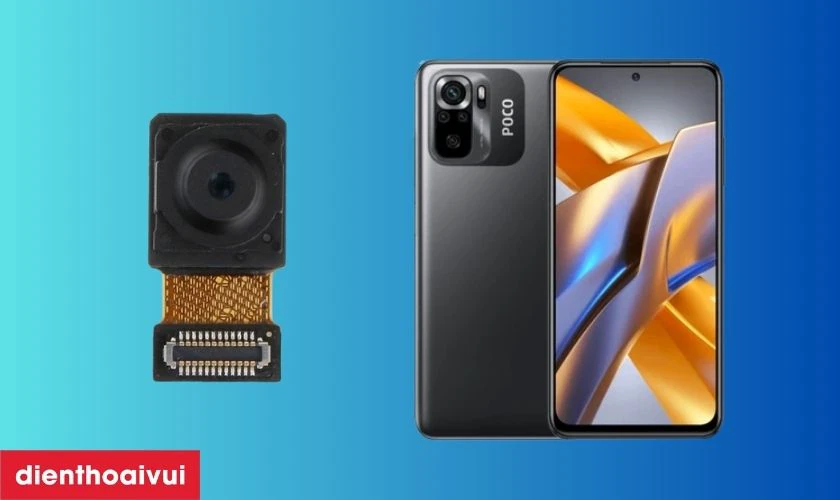 Thay camera trước Xiaomi Poco M5s giá tốt tại HCM, Hà Nội
