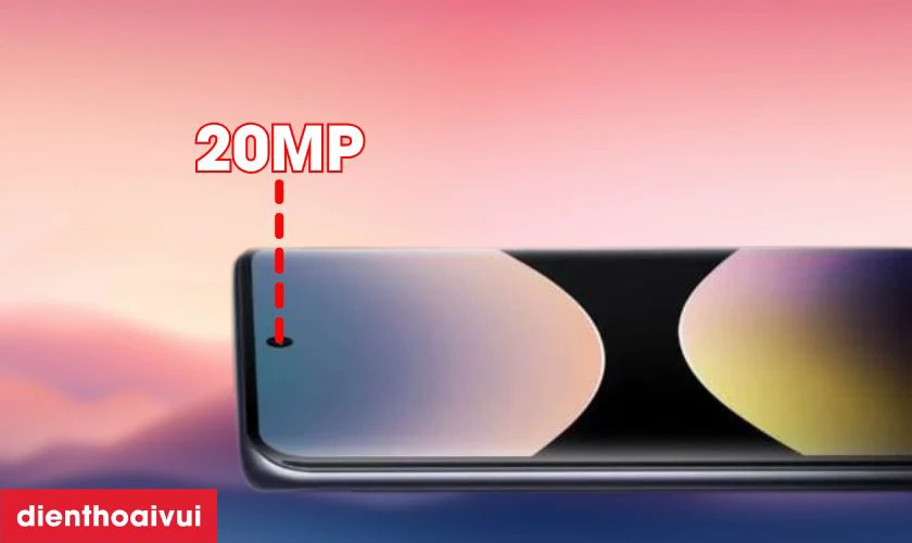 Camera trước của Xiaomi Redmi Note 14 Pro 20MP