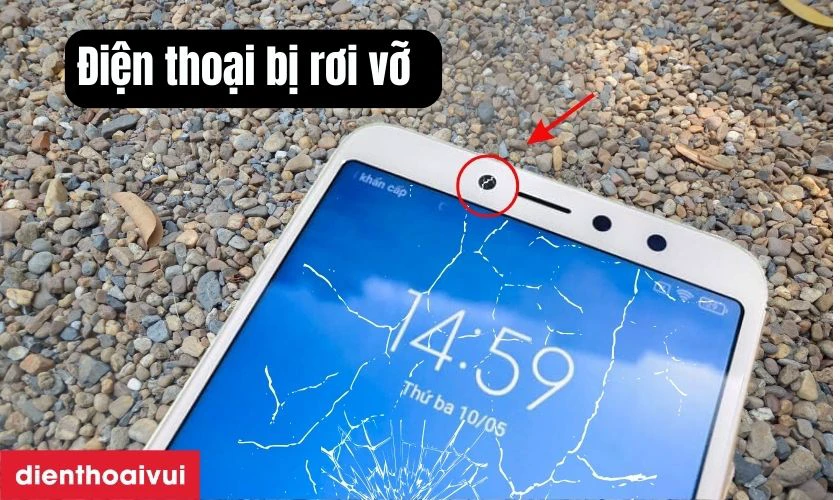 Va đập hay rơi vỡ dễ khiến camera hư hỏng