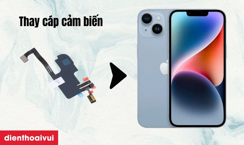 Thay cáp cảm biến iPhone 14