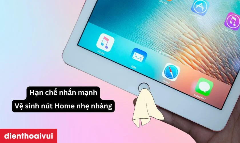 Lưu &yacute; sau khi thay c&aacute;p home iPad Pro 9.7