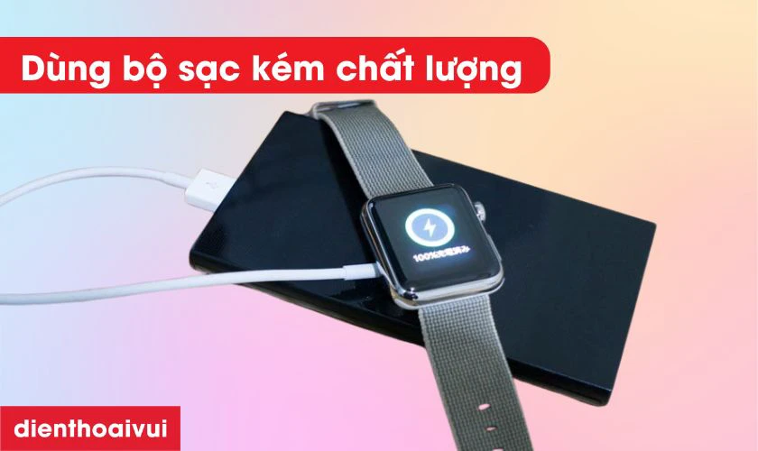 Nguy&ecirc;n nh&acirc;n c&aacute;p nguồn Apple Watch Series 3 bị hỏng