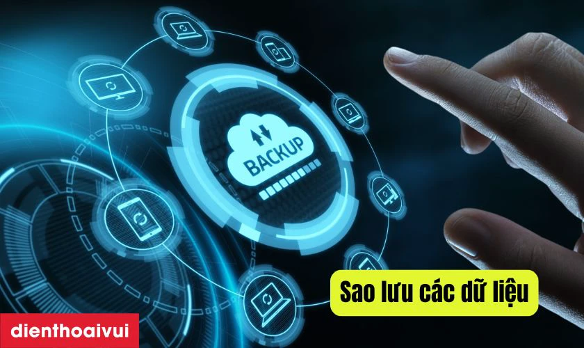 Sao lưu các dữ liệu quan trọng trên máy trước khi mang đi sửa
