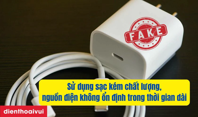 Nguyên nhân cáp nguồn iPad Air 5 bị hỏng