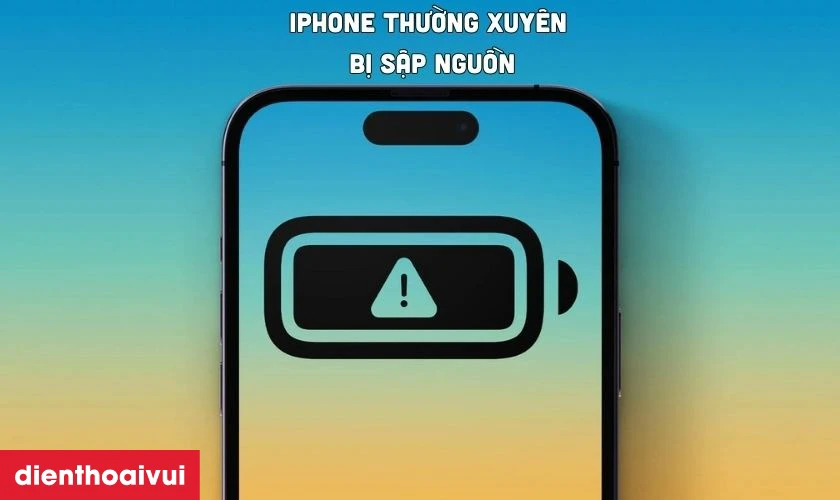 iPhone thường xuy&ecirc;n sập nguồn l&agrave; dấu hiệu cần thay c&aacute;p nguồn mới