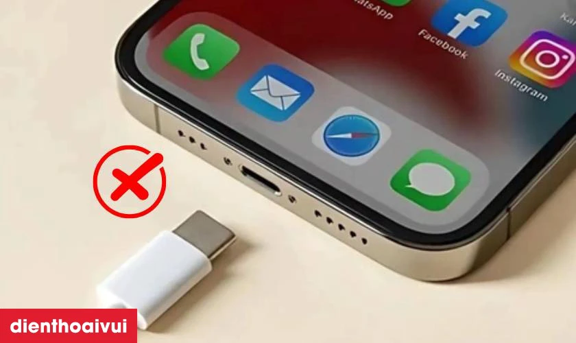Thay c&aacute;p nguồn iPhone 16 Pro ch&iacute;nh h&atilde;ng GENA