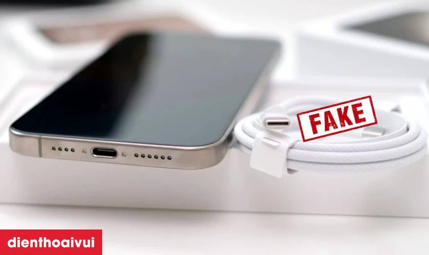 Nguyên nhân cáp nguồn iPhone 16 Pro Max bị hỏng