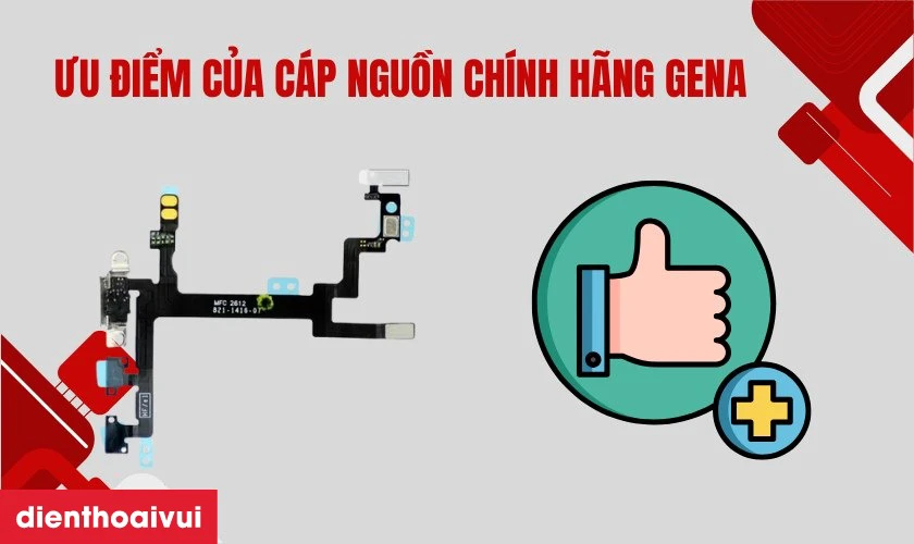 Ưu điểm của c&aacute;p nguồn ch&iacute;nh h&atilde;ng GENA