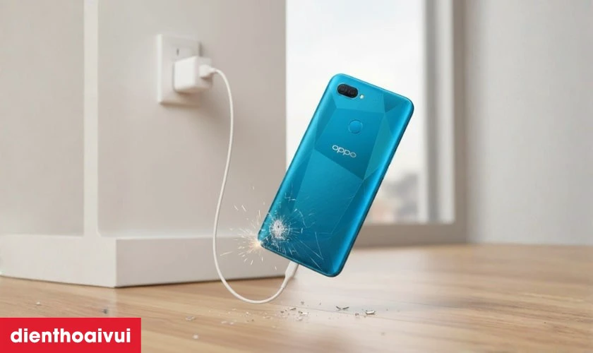 Nguyên nhân cáp nguồn của điện thoại OPPO A12 bị hư