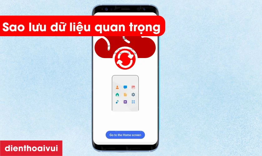 Sao lưu dữ liệu trước khi thay c&aacute;p nguồn