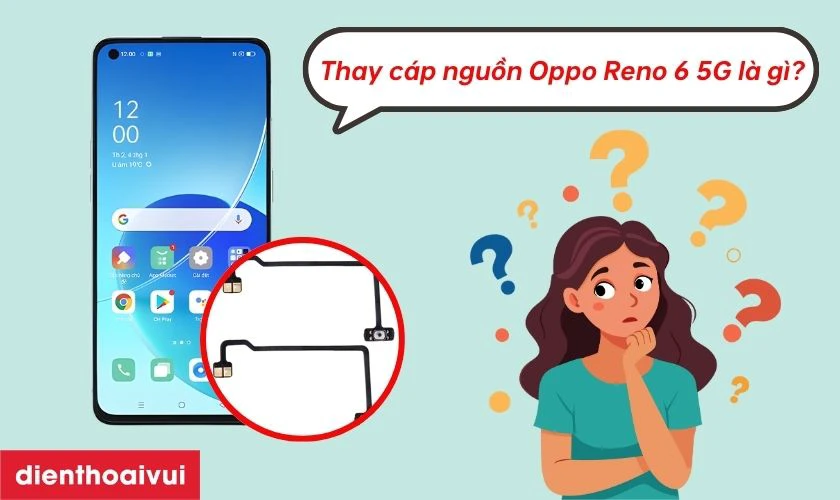 Thay cáp nguồn Oppo Reno 6 5G là gì?