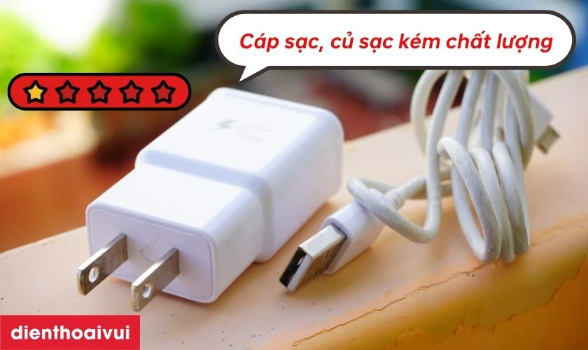Nguyên nhân cáp nguồn của điện thoại Oppo Reno 6 5G bị hỏng