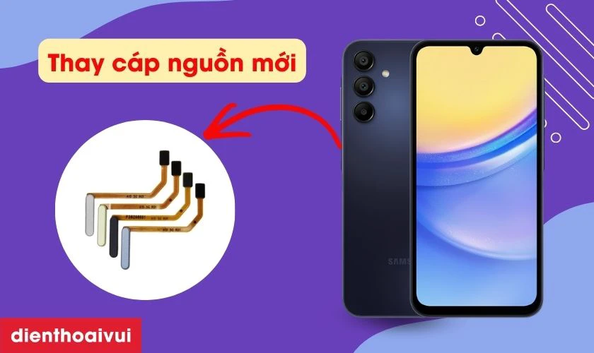 Thay cáp nguồn Samsung Galaxy A15 là gì?