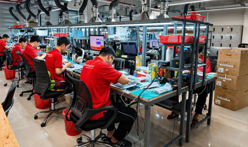 quy tr&igrave;nh thay ch&acirc;n sạc iphone 12 mini tại Điện Thoại Vui