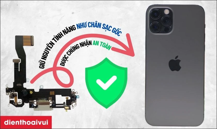 C&oacute; n&ecirc;n thay ch&acirc;n sạc 12 Pro h&atilde;ng Aries kh&ocirc;ng?