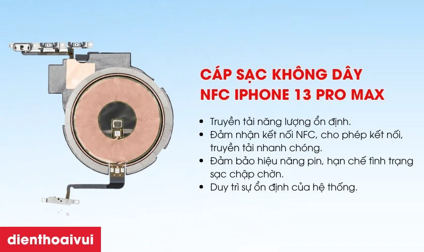 C&aacute;p sạc kh&ocirc;ng d&acirc;y NFC iPhone 13 Pro Max l&agrave; g&igrave;?