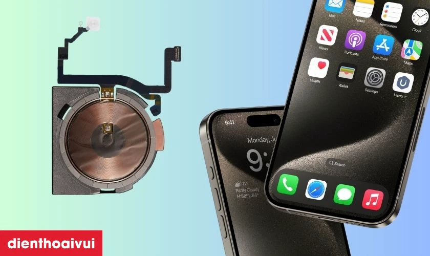 Nguy&ecirc;n nh&acirc;n khiến c&aacute;p sạc kh&ocirc;ng d&acirc;y NFC iPhone 15 Pro bị hư hỏng