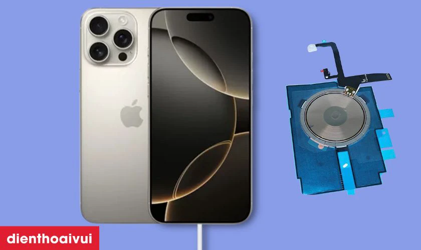 C&aacute;p sạc kh&ocirc;ng d&acirc;y NFC iPhone 16 Pro Max l&agrave; g&igrave;? Vai tr&ograve; ra sao?