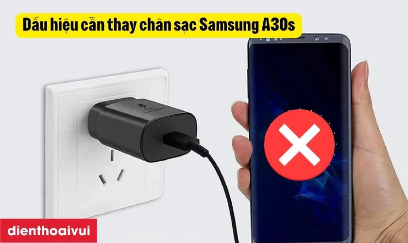 Dấu hiệu cần thay chân sạc điện thoại Samsung