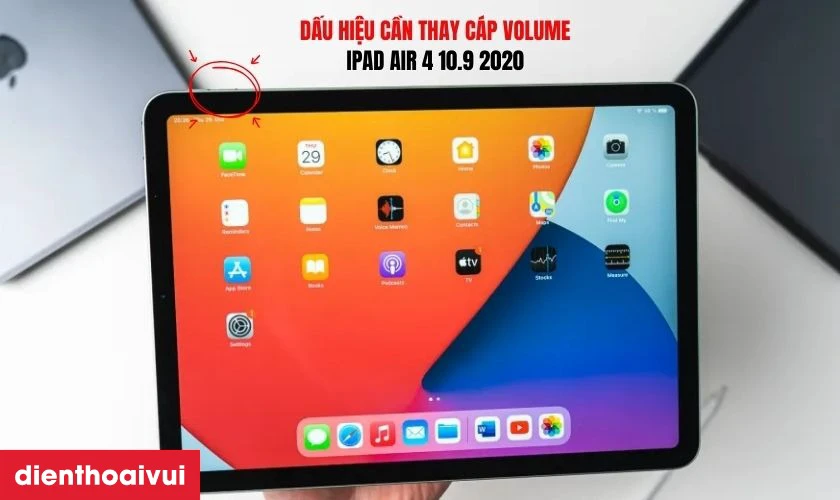 Thay c&aacute;p volume iPad Air 4 10.9 2020 loại Pro