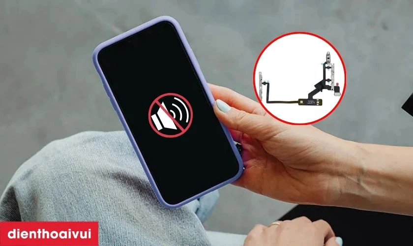 Dấu hiệu nhận biết c&aacute;p volume iPhone 14 Pro bị hỏng