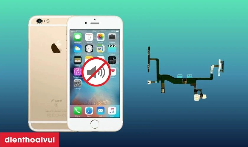 Dấu hiệu nhận biết c&aacute;p volume iPhone 6S bị hỏng