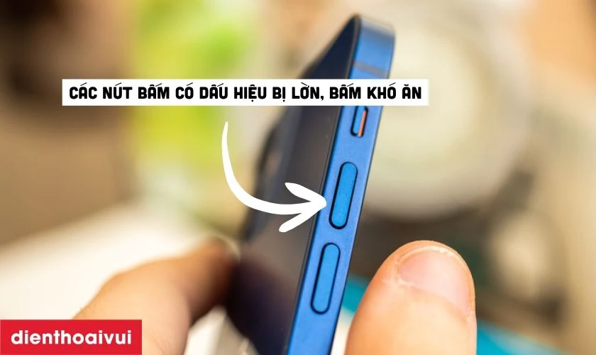 Dấu hiệu nhận biết c&aacute;p volume iPhone X bị hỏng